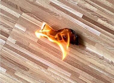 2.0mm LVT Vinyl Flooring Oak Wood/Walnut Wood Waterproof/Fire Resistance